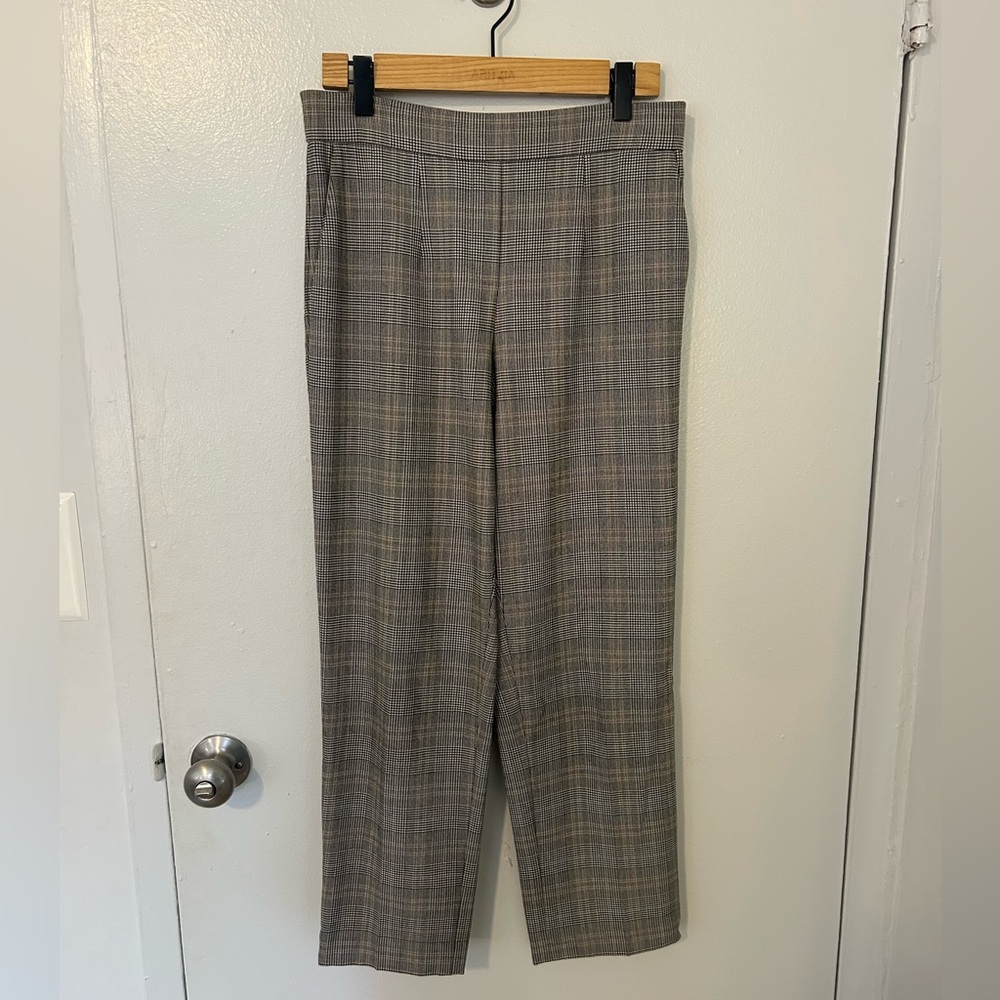 Aritzia Babaton Plaid Cropped Pants